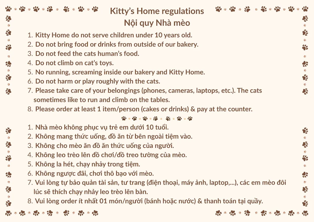 la dulce bakery coffee noi quy la dulce bakery coffee nội quy